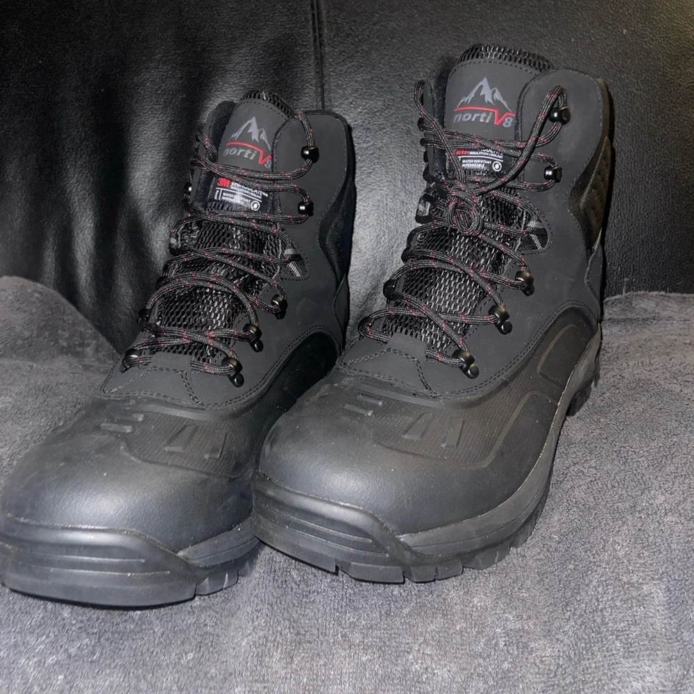 NORTIV8 Men's Insulated Waterproof Construction Rubber Sole Snow Ski Sz 14 NWOB